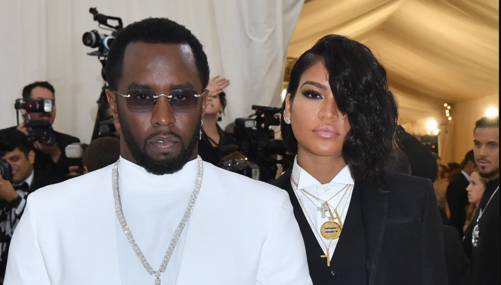 Sean Diddy Combs with Cassie Ventura who testified about the abusive relationship with Diddy