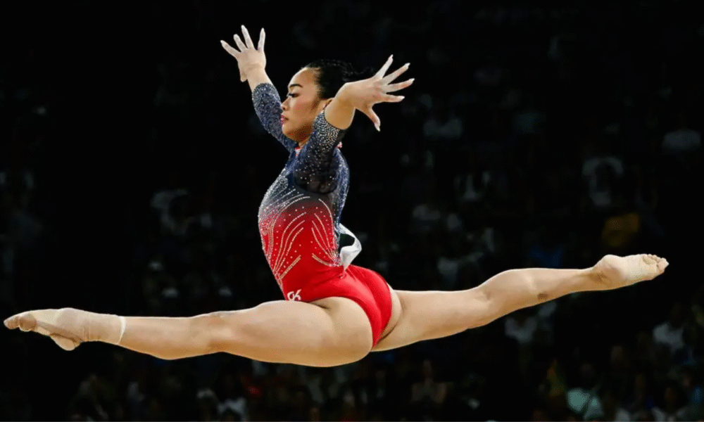 Suni Lee Makes Her Victoria’s Secret Fashion Show Debut — Trading Gold Medals for Angel Wings-1