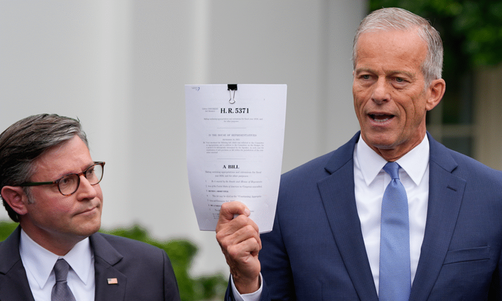 Trump Goverment Shutdown - Mike Johnson and John Thune