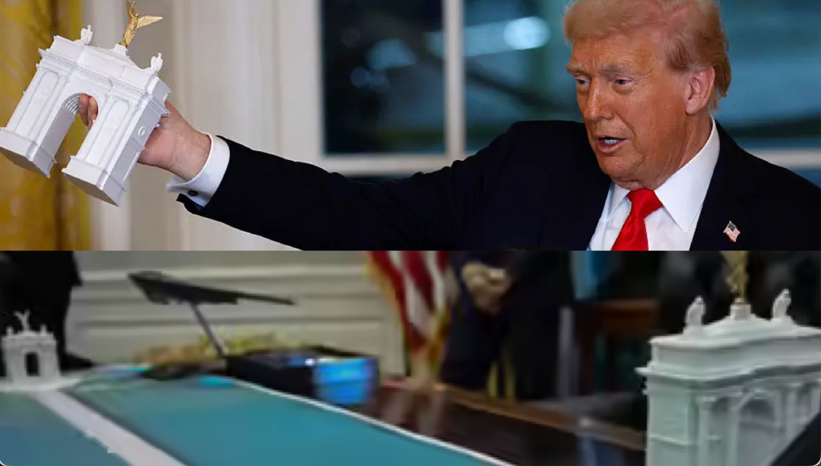 Trump Unveils Plans for ‘Arc de Trump’ as Part of Massive Washington Overhaul