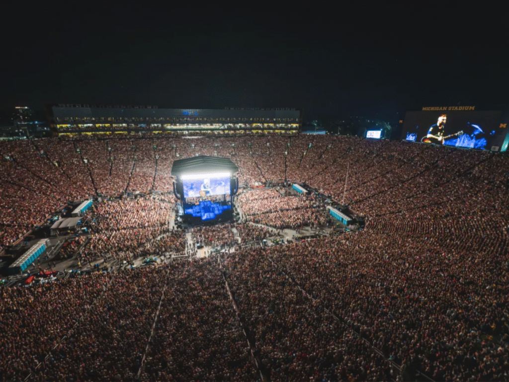 Zach Bryan Record at Michigan Stadium With 112,408 Fans