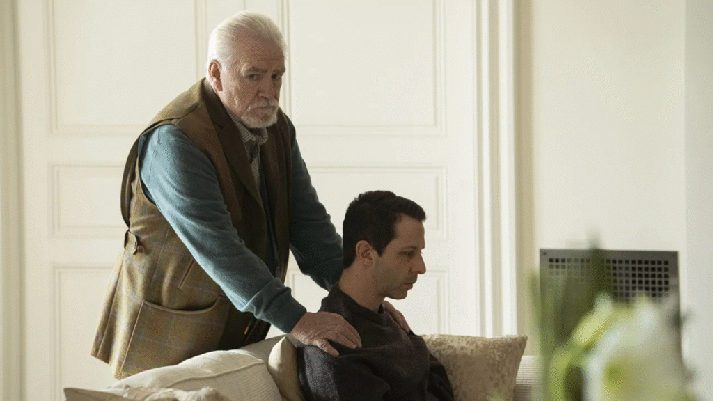 Brian Cox with Jeremy Strong in 'The Succession'