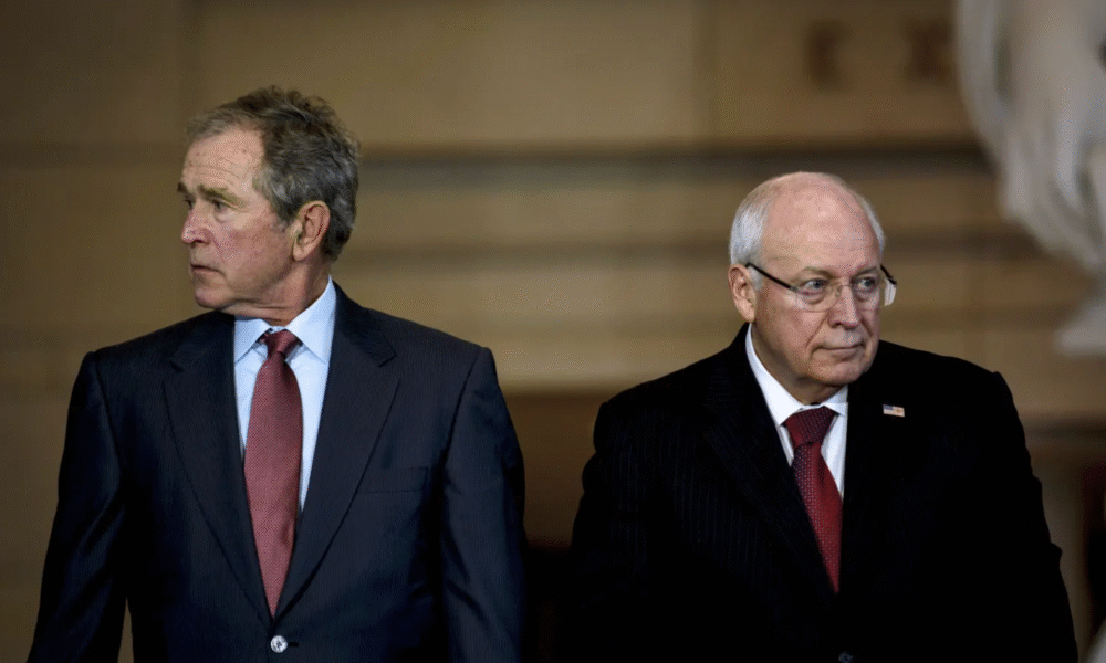 George W. Bush with Dick Cheney