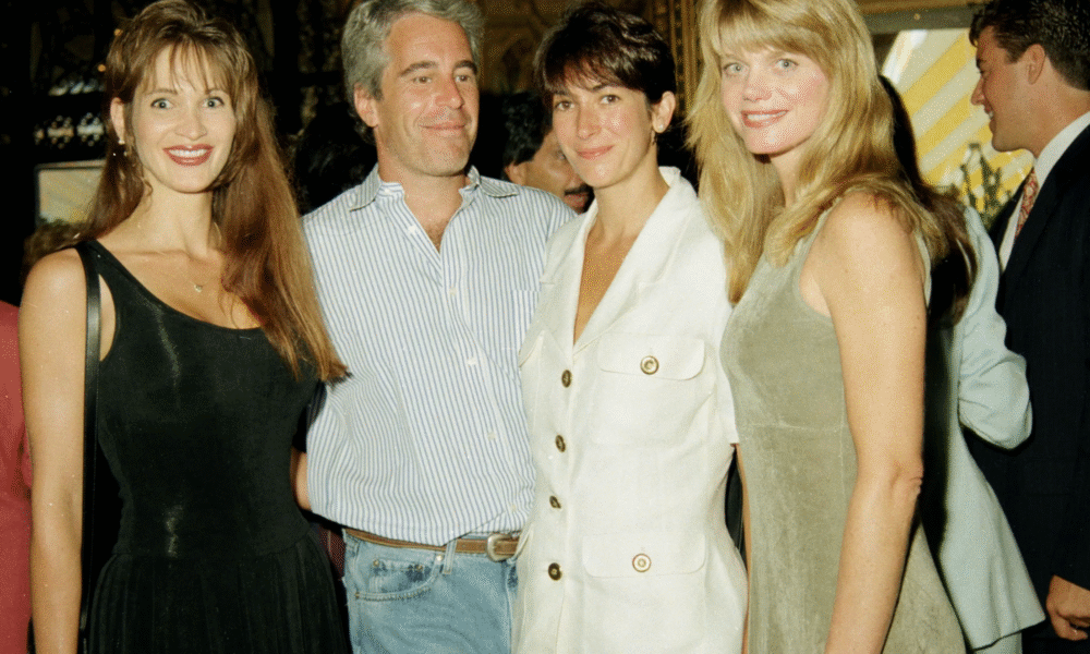 Jeffrey Epstein with Ghislaine Maxwell