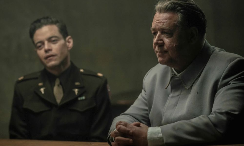 Rami Malek and Russell Crowe in Sony Pictures Classics - Nuremberg