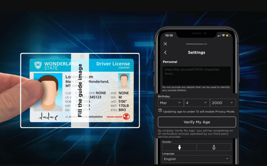 Roblox AI age Verification