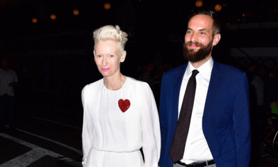 Tilda Swinton Makes Rare Appearance with Partner Sandro Kopp at Wes Anderson’s London Archive Exhibition