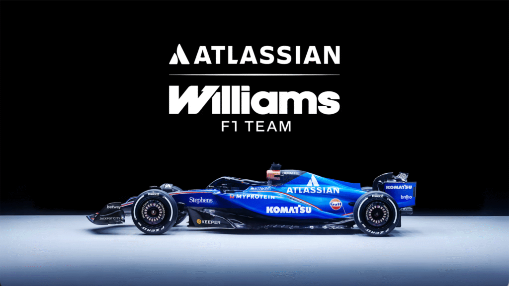 Williams Racing Rebrands as Atlassian Williams F1