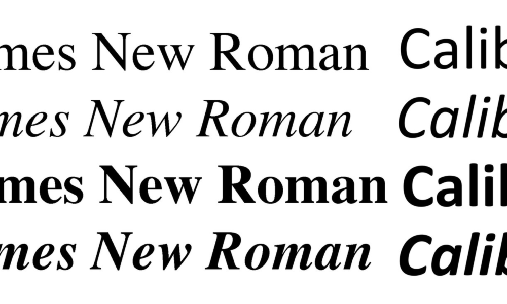 Font War over DEI - Calibri Vs Times New Roman