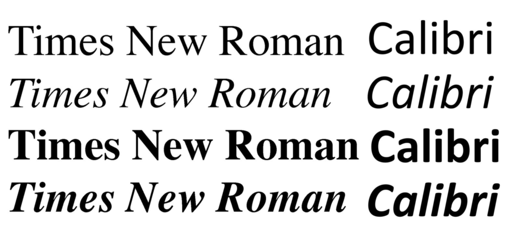 Font War over DEI - Calibri Vs Times New Roman