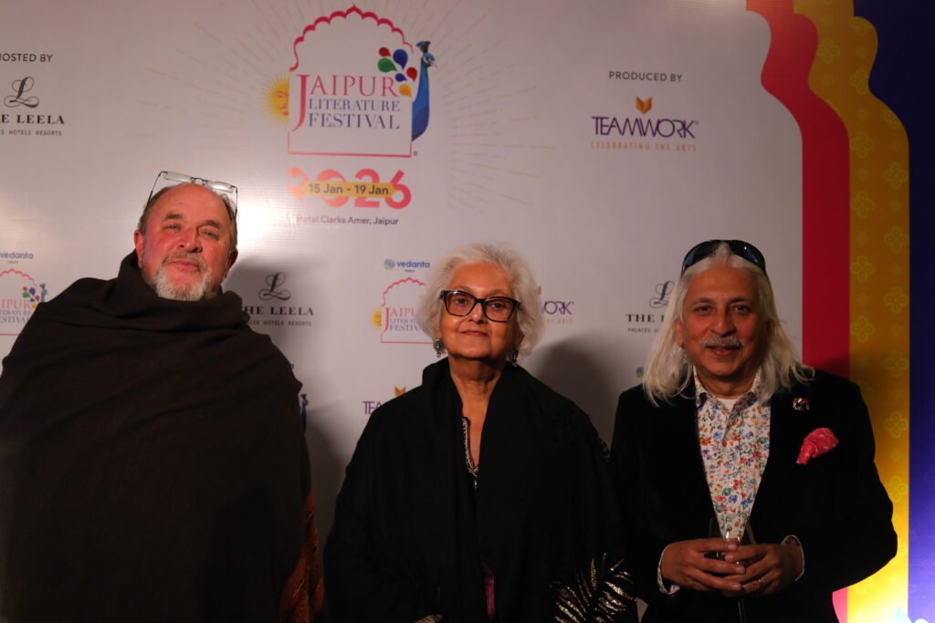 Jaipur Literature FEstival 2026 -William Dalrymple, Namita Gokhale, Sanjo K. Roy