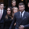 Beckhams Make First Family Appearance in Paris After Brooklyn Row David Beckham Children Victoria BEckham Brooklyn Beckham Nicola Peltz