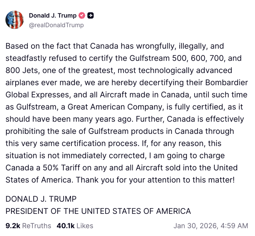 Donald Trump's Threat on Canada