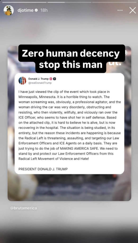 Joe Keery on ICE Shooting and Trump's Reaction