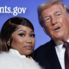 Nicki Minaj Declares Herself Donald Trump’s “No. 1 Fan” at Washington Summit Holding hands