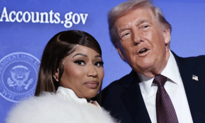 Nicki Minaj Declares Herself Donald Trump’s “No. 1 Fan” at Washington Summit Holding hands