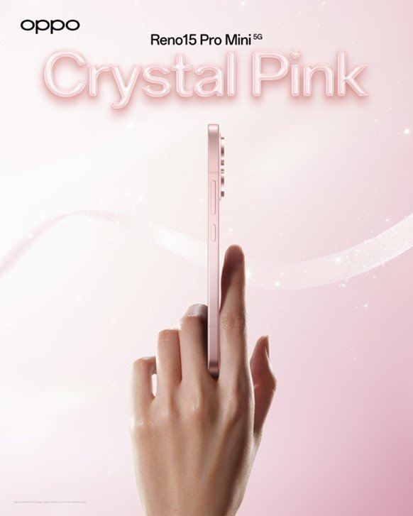 OPPO Reno15 Pro Mini Crystal Pink