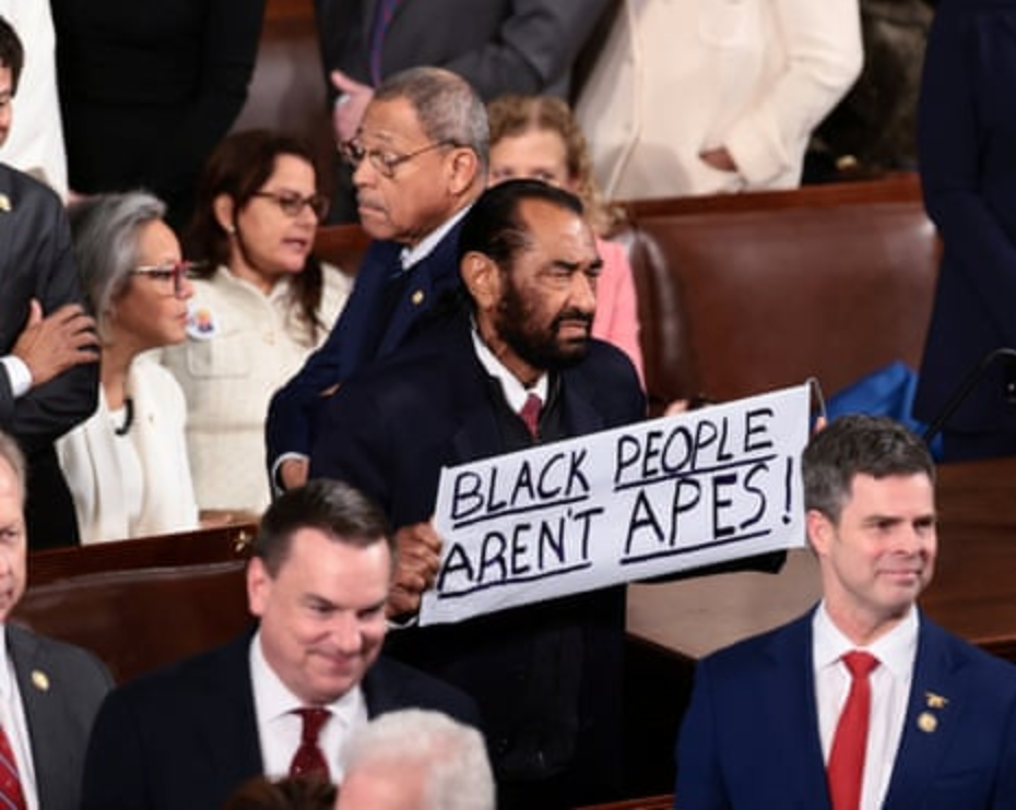 Al Green's protest at Trump's State of the Union address