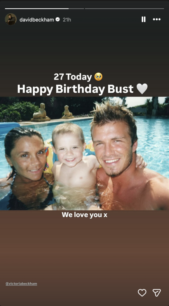 David and Victoria Beckham Wishes for Son Brooklyn