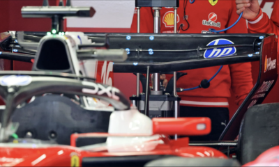 Ferrari Set to Debut Innovative ‘Flip-Flop’ Wing at Chinese Grand Prix Practice Macarena Wing Rear Mercedes Lewis Hamilton