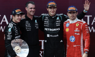 George Russell Triumphs at 2026 Australian Grand Prix as Mercedes Secures Stunning One-Two Charles Leclerc Lewis Hamilton Australian GP Kimi Antonelli