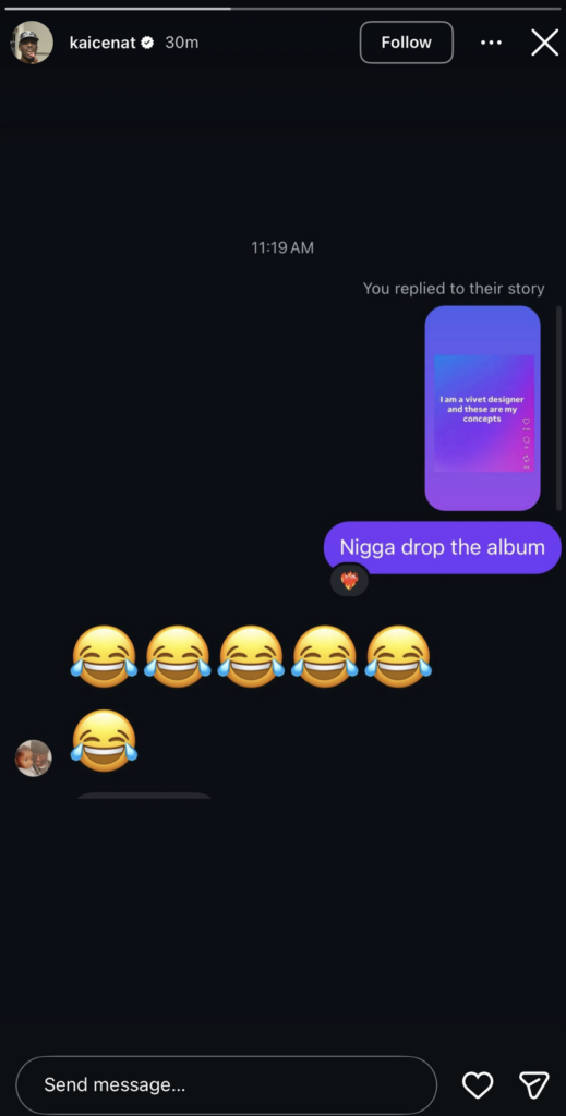 Kai Cenat and Drake Exchange