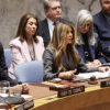 Melania Trump Chairs UN Security Council Meeting Amid Iran Strike Tensions Donald Trump US War on Iran School Bombing Children Girls