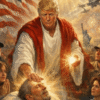 Donald Trump Faces Backlash Over AI Image Depicting Himself as Jesus After Pope Criticism Epstein TACO Trump Pope Leo