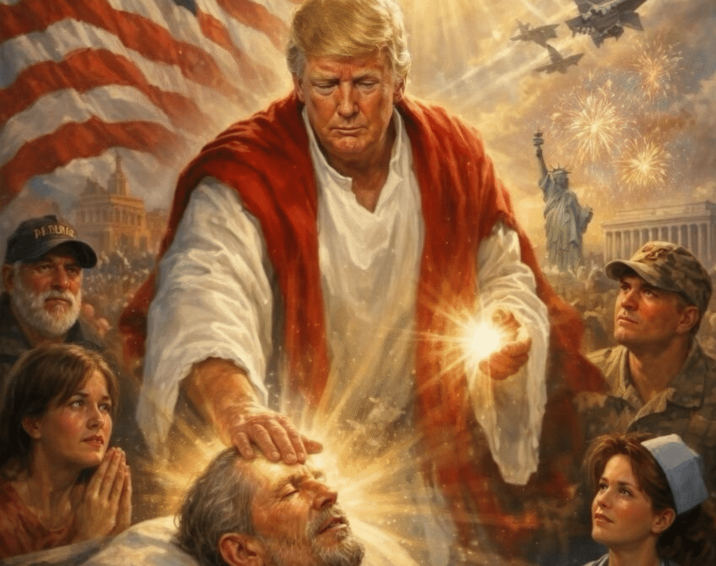 Donald Trump Faces Backlash Over AI Image Depicting Himself as Jesus After Pope Criticism Epstein TACO Trump Pope Leo