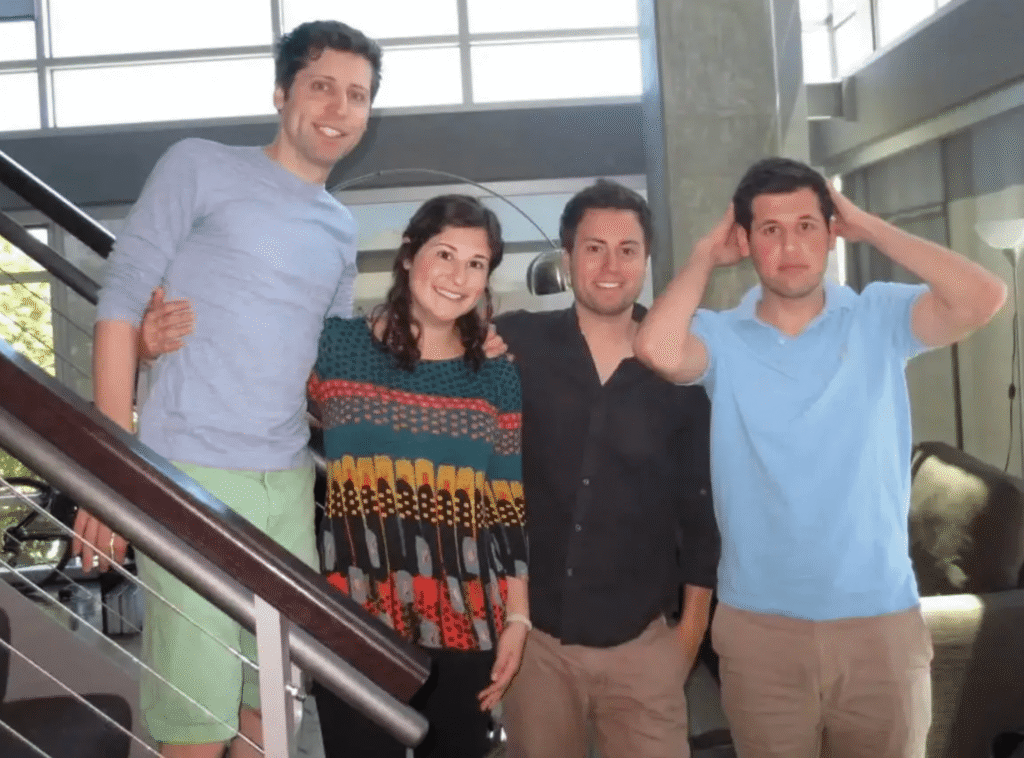 Sam Altman with Sister Annie Altman