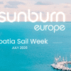 Sunburn Festival Expands Globally with Croatia Sail Week 2026 Debut