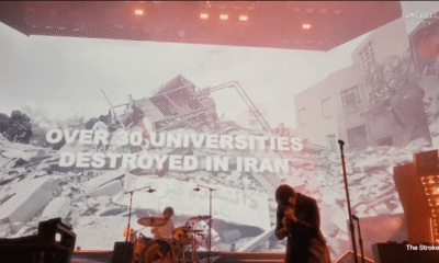 The Strokes Stir Controversy With Political Finale at Coachella 2026 - Video decades of alleged U.S. foreign intervention