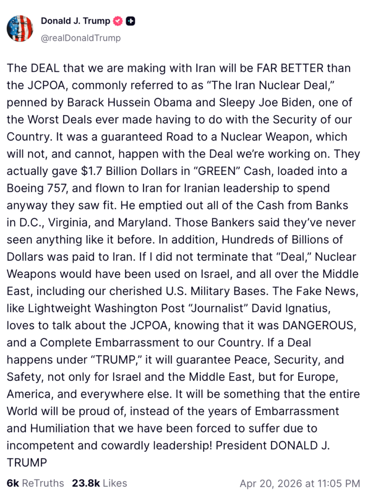 Trump's Truth Social Diplomacy