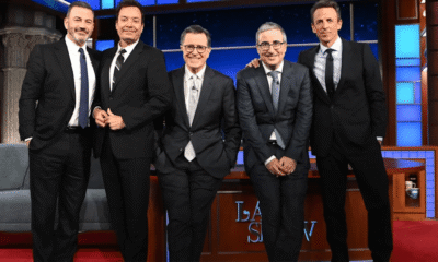 Stephen Colbert Reunites Late-Night Titans as ‘The Late Show’ Nears Emotional Finale Jimmy Kimmel, Jimmy Fallon, Seth Meyers, and John Oliver Strike Force Five