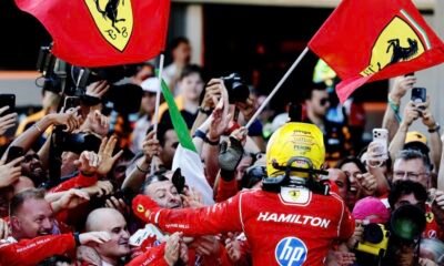 Lewis Hamilton Claims First Ferrari Grand Prix Victory 2026 Barcelona-Catalunya Grand Prix Geroge Russell Kimi Antonelli