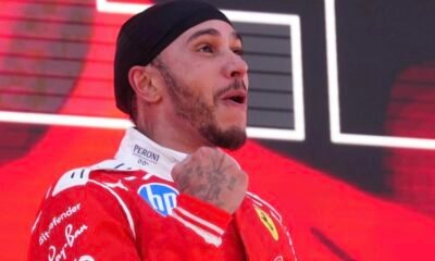 Lewis Hamilton Delivers Emotional Tribute After First Ferrari Grand Prix Victory Barcelona GP Spain