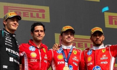 Charles Leclerc Triumphs at Silverstone as British Grand Prix Ends Under Safety Car Chaos Lewis Hamilton Max Verstappen Kimi Antonelli GP