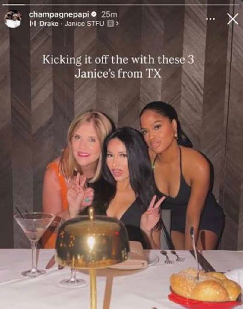 Drake Hosts Exclusive ‘Janice’ Apology Parties