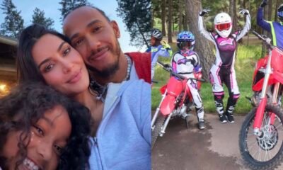 Kim Kardashian Shares Family Vacation Photos with Lewis Hamilton Chicago West