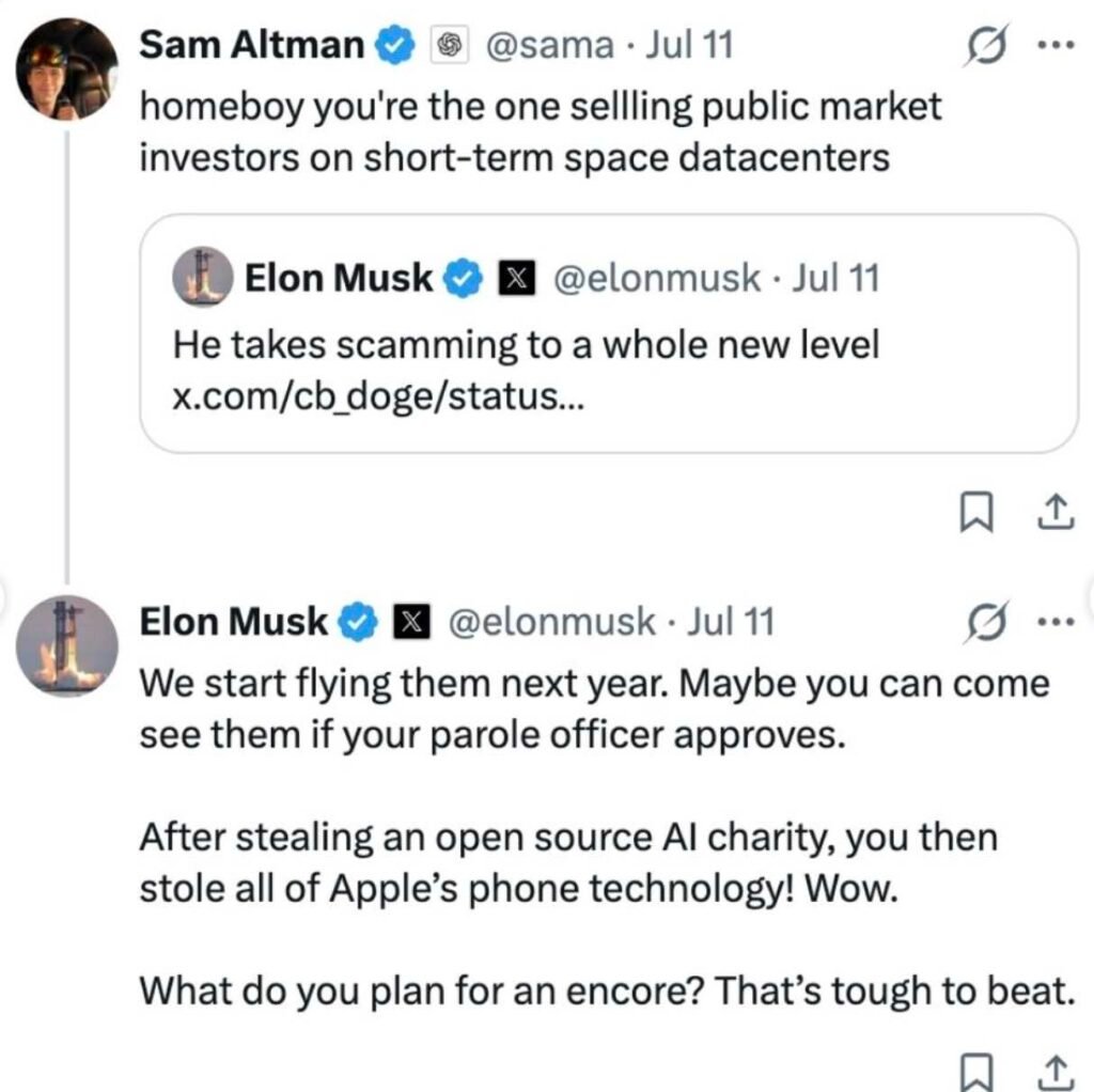Sam Altman Hits Back at Elon Musk