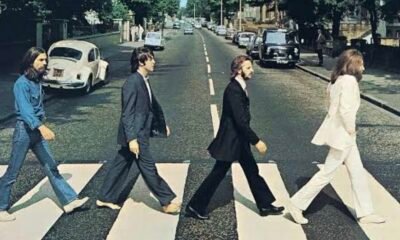Beatles Movie Recreates Iconic Abbey Road Cover Four Film PRoject Sam Mendes Paul Mescal