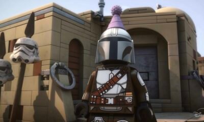 LEGO Star Wars The Mandalorian Trailer Unleashes a Hilarious New Grogu Adventure D23 Disney