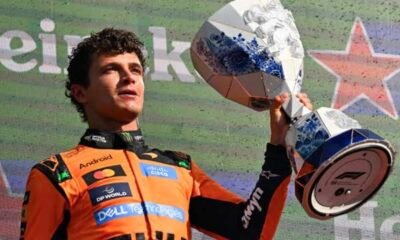 Lando Norris Wins 2026 Dutch GP as Max Verstappen Crashes at Zandvoort Lewis Hamilton Kimi Antonelli
