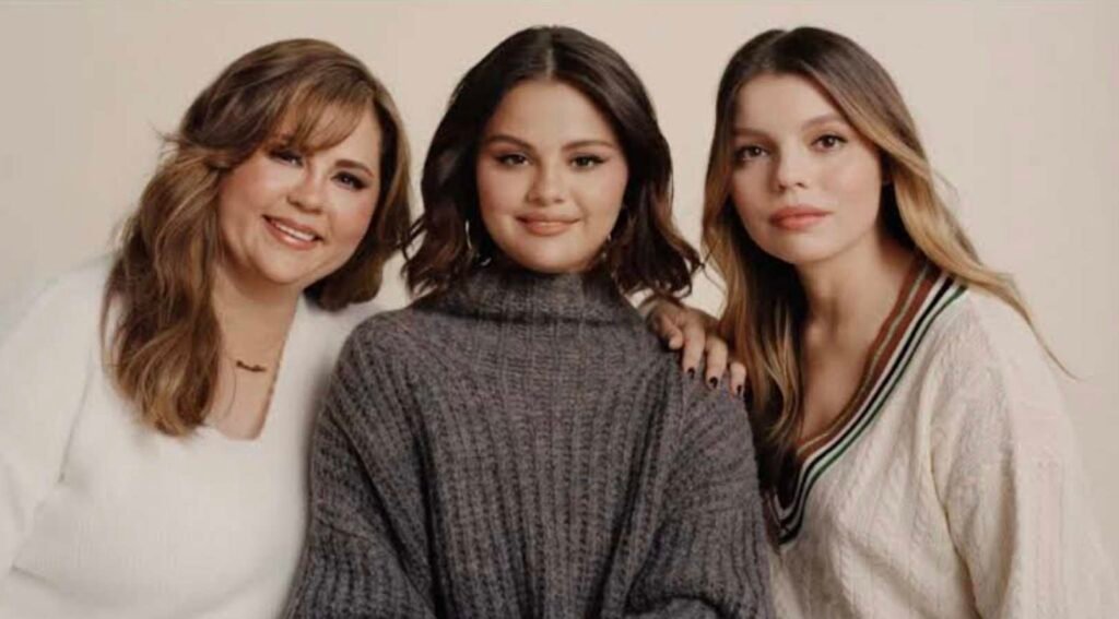 Selena Gomez with the Wondermind founders Mandy Teefey and Daniella Pierson