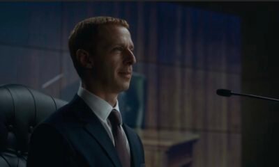 The Social Reckoning Trailer Takes Aim at Zuckerberg as Aaron Sorkin Reopens Facebook’s Biggest Scandal Jeremy Strong Mikey Madison Frances Haugen