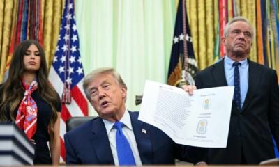 Trump Signs Vaccine Executive Order Calling for Changes to Childhood Immunization Schedule MMR Vaccine Robert F Kennedy Autism