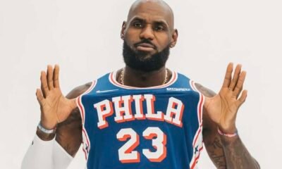 LeBron James Sends Warning to NBA With Blunt Sixers Debut James Embiid Brown Tyrese Maxey VJ Edgecombe