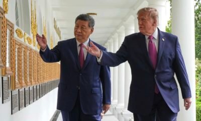 Suprising Presidential Conduct Trump Chuckles Showing Xi Jinping Biden Autopen Display Presidential Walk of Fame