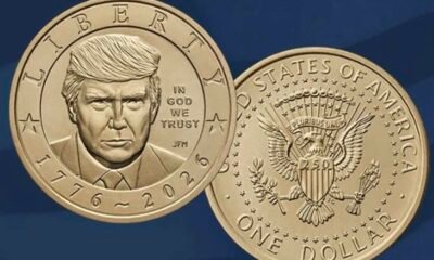 Trump’s Face Is Now on U.S. Money $1 Coin Calvin Coolidge 250th anniversary of American independence
