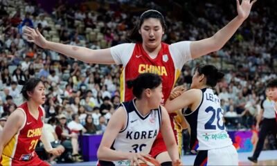 Zhang Ziyu Basketball’s 7-Foot-3 Giant Steals the Show as China Faces US at World Cup Caitlin Clark Women Basketball World Cup